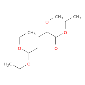 Pentanoic acid, 5,5-diethoxy-2-methoxy-, ethyl ester