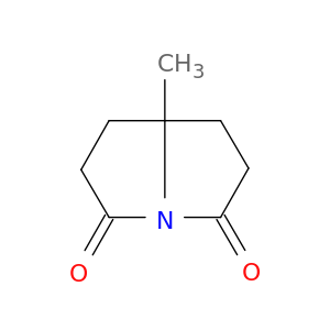 1H-Pyrrolizine-3,5(2H,6H)-dione, dihydro-7a-methyl-