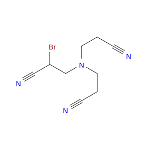 Propanenitrile, 2-bromo-3-[bis(2-cyanoethyl)amino]-
