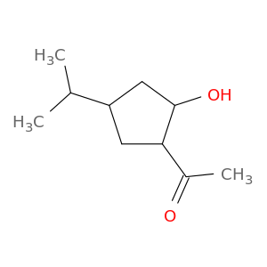 1-[2-hydroxy-4-(propan-2-yl)cyclopentyl]ethanone
