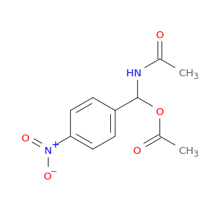 Acetamide,N-[(acetyloxy)(4-nitrophenyl)methyl]-
