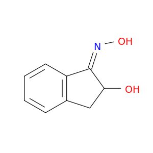 1H-Inden-1-one, 2,3-dihydro-2-hydroxy-, oxime, (Z)-