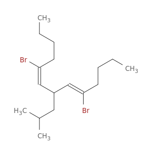 5,8-Tridecadiene, 5,9-dibromo-7-(2-methylpropyl)-, (5E,8Z)-