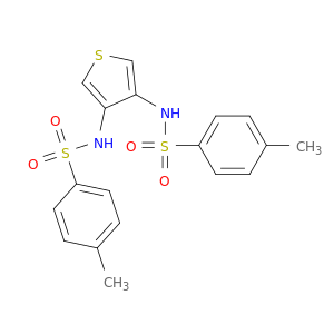 Benzenesulfonamide, N,N'-3,4-thiophenediylbis[4-methyl-