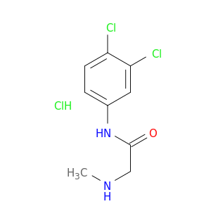 N-(3,4-dichlorophenyl)-2-(methylamino)acetamide hydrochloride