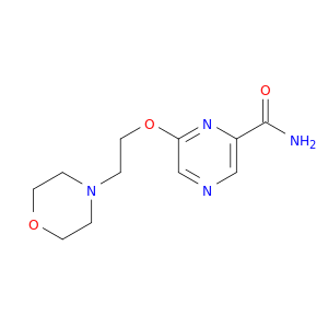 Pyrazinecarboxamide, 6-[2-(4-morpholinyl)ethoxy]-