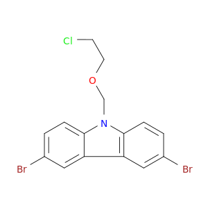 9H-Carbazole, 3,6-dibromo-9-[(2-chloroethoxy)methyl]-