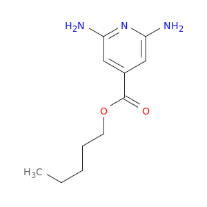 4-Pyridinecarboxylic acid, 2,6-diamino-, pentyl ester