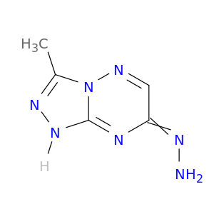 1,2,4-Triazolo[4,3-b][1,2,4]triazin-7(1H)-one, 3-methyl-, hydrazone