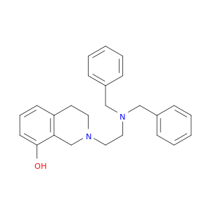 8-Isoquinolinol, 2-[2-[bis(phenylmethyl)amino]ethyl]-1,2,3,4-tetrahydro-