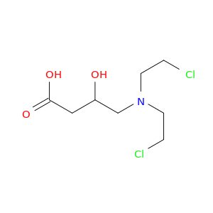 Butanoic acid, 4-[bis(2-chloroethyl)amino]-3-hydroxy-