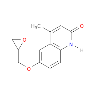 2(1H)-Quinolinone, 4-methyl-6-(oxiranylmethoxy)-
