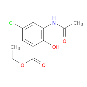 3-乙酰氨基-5-氯-2-羟基苯羧酸乙酯