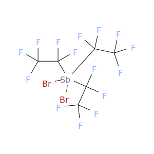 Antimony, dibromotris(pentafluoroethyl)-