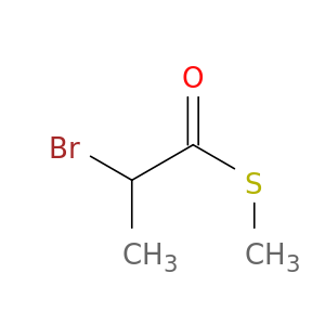Propanethioic acid, 2-bromo-, S-methyl ester