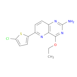 Pyrido[3,2-d]pyrimidin-2-amine, 6-(5-chloro-2-thienyl)-4-ethoxy-
