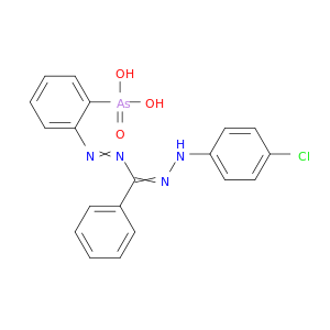 Arsonic acid, [2-[[[(4-chlorophenyl)hydrazono]phenylmethyl]azo]phenyl]-
