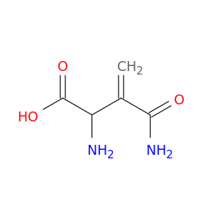 3-Butenoic acid, 2-amino-3-(aminocarbonyl)-