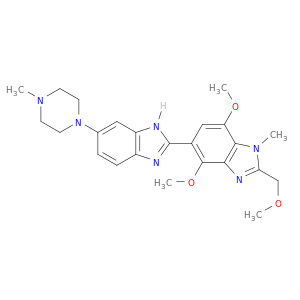 2,5'-Bi-1H-benzimidazole,4',7'-dimethoxy-2'-(methoxymethyl)-1'-methyl-6-(4-methyl-1-piperazinyl)-