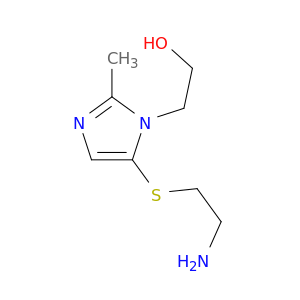 1H-Imidazole-1-ethanol,5-[(2-aminoethyl)thio]-2-methyl-