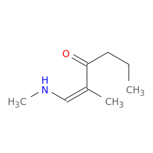 1-Hexen-3-one, 2-methyl-1-(methylamino)-, (Z)-