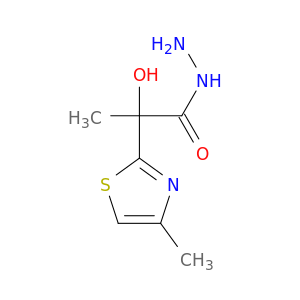 2-羟基-2-(4-甲基噻唑-2-基)丙酰肼
