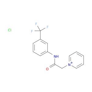 Pyridinium, 1-[2-oxo-2-[[3-(trifluoromethyl)phenyl]amino]ethyl]-, chloride
