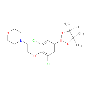 4-(2-Morpholinoethoxy)-3,5-dichlorophenylboronic acid, pinacol ester