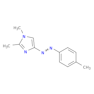 1H-Imidazole, 1,2-dimethyl-4-[2-(4-methylphenyl)diazenyl]-