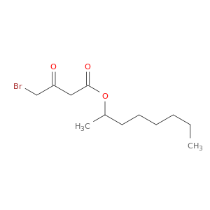 Butanoic acid, 4-bromo-3-oxo-, 1-methylheptyl ester