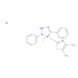1H-Tetrazolium, 1-(4,5-dimethyl-2-thiazolyl)-2,5-diphenyl-, bromide