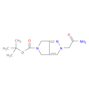 tert-Butyl 2-(2-amino-2-oxoethyl)-4,6-dihydropyrrolo[3,4-c]pyrazole-5(2H)-carboxylate