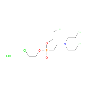 Phosphonic acid,[2-[bis(2-chloroethyl)amino]ethyl]-, bis(2-chloroethyl) ester, hydrochloride(8CI,9CI)