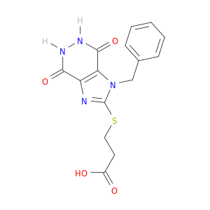 3-[(1-benzyl-4,7-dioxo-4,5,6,7-tetrahydro-1h-imidazo[4,5-d]pyridazin-2-yl)sulfanyl]propanoic acid