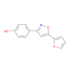 Phenol, 4-[5-(2-furanyl)-3-isoxazolyl]-