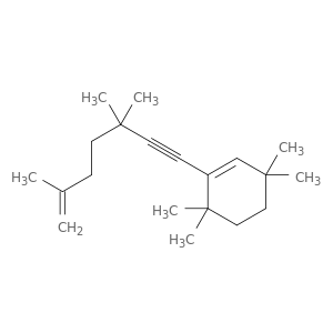 Cyclohexene, 3,3,6,6-tetramethyl-1-(3,3,6-trimethyl-6-hepten-1-ynyl)-