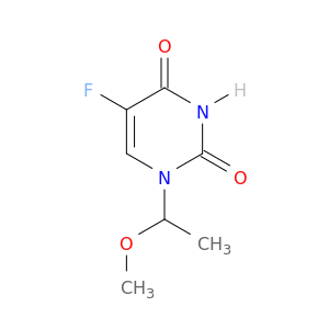 2,4(1H,3H)-Pyrimidinedione, 5-fluoro-1-(1-methoxyethyl)-