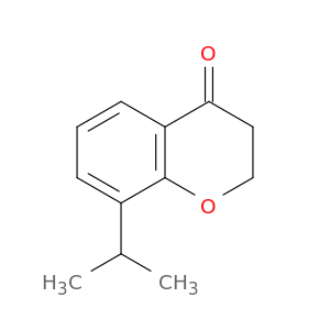 8-(propan-2-yl)-3,4-dihydro-2H-1-benzopyran-4-one