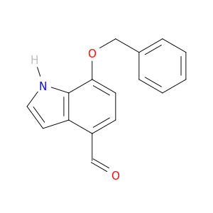 1H-Indole-4-carboxaldehyde, 7-(phenylmethoxy)-