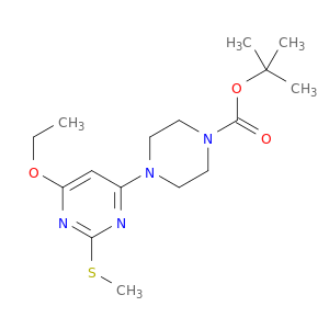 4-(6-乙氧基-2-甲基硫基-嘧啶-4-基)-哌嗪-1-羧酸叔丁酯