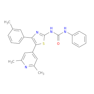 N-[5-(2,6-DIMETHYL-4-PYRIDYL)-4-(3-METHYLPHENYL)-1,3-THIAZOL-2-YL]-N'-PHENYLUREA