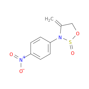 1,2,3-Oxathiazolidine, 4-methylene-3-(4-nitrophenyl)-, 2-oxide