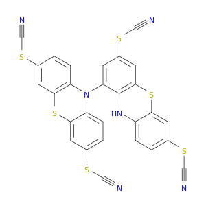 Thiocyanic acid, [1,10'-bi-10H-phenothiazine]-3,3',7,7'-tetrayl ester