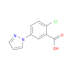 2-氯-5-(1H-吡唑-1-基)苯甲酸