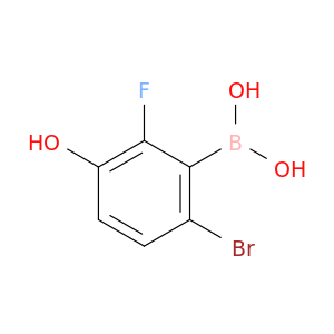6-溴-2-氟-3-羟基苯硼酸