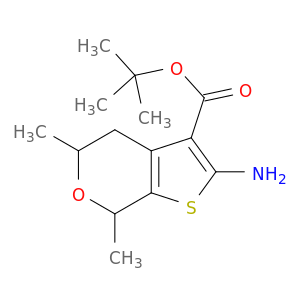 tert-Butyl 2-amino-5,7-dimethyl-4H,5H,7H-thieno[2,3-c]pyran-3-carboxylate