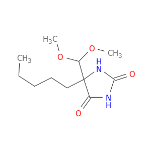 5-(dimethoxymethyl)-5-pentylimidazolidine-2,4-dione