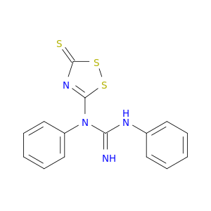 Guanidine,N,N'-diphenyl-N-(3-thioxo-3H-1,2,4-dithiazol-5-yl)-