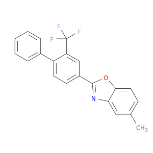 Benzoxazole, 5-methyl-2-[2-(trifluoromethyl)[1,1'-biphenyl]-4-yl]-