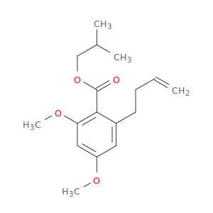 苯甲酸,2 - (3 - 丁烯-1 - 基)-4,6 - 二甲氧基-1,2 - 甲基丙基酯